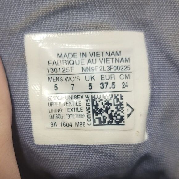 Converse Classic All Star High Tops Sz  M5 W7 - Picture 8 of 8